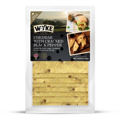 Picture of WYKE PEPPER CHED SLICED 160GR